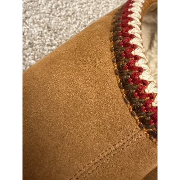 Fitory Women's Suede Leather Flat Short Casual Mini Slipper Boot, Sz 10 - Picture 9 of 12